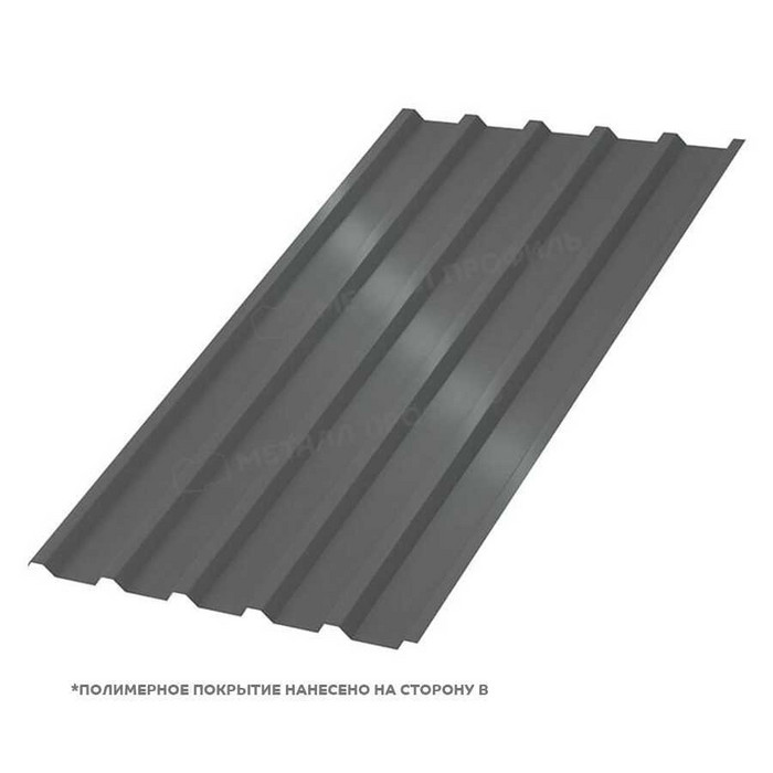 Профлист Металл Профиль МП-35 0,5 PURETAN® RR 23 Темно-серый