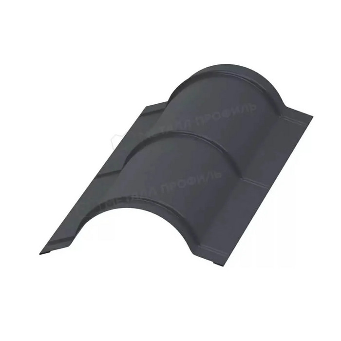 Планка конька круглого R110х2000 (ПЭ-01-3020-0.5)