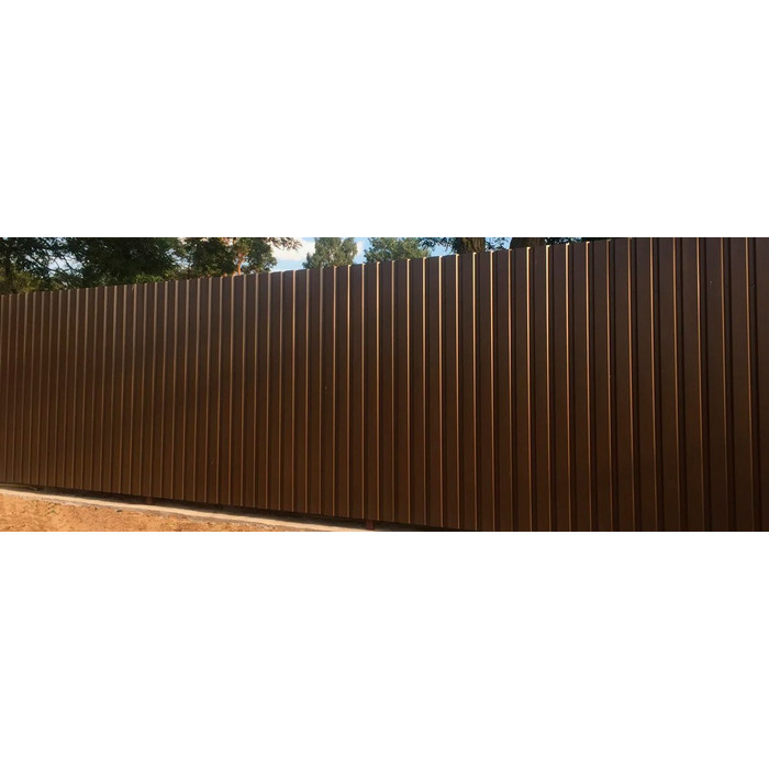 Профлист Металл Профиль МП-10 0,5 ECOSTEEL® матовый Бразильская Вишня